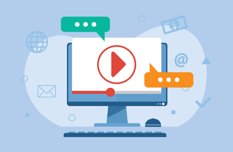 Video Marketing Illustration
